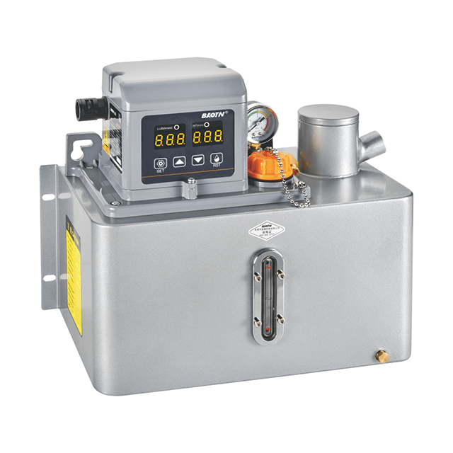 Groot volume baotn China BTD-A2P8 Type 8L Plaat metaal Olietenk Deurlopende elektriese olie Smeerpomp pomp met digitale vertoon