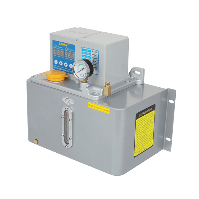 Baotn China Auto Lubrication Pump BTA-A2 Type Oil Lubricating Pump with Digital Display Intermittent Electric Lubricating Gear Pump