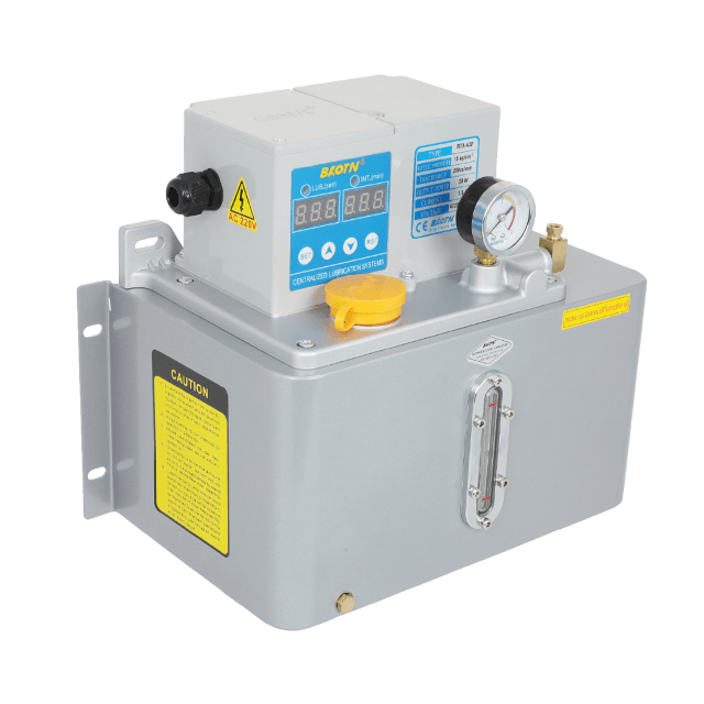 Baotn China Auto Lubrication Pump BTA-A2 Type Oil Lubricating Pump with Digital Display Intermittent Electric Lubricating Gear Pump